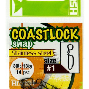 Coastlock Snap Staneless steel #1- 13 kg- 14 pcs/pack Coastlock Snap Staneless steel #1- 13 kg- 14 pcs/pack