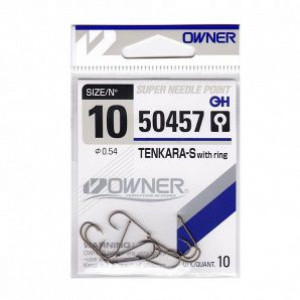 Owner TENKARA-S with ring 50457 #12- 11 pcs/pack