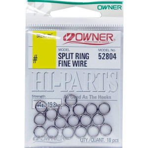 Owner Split ring fine wire 52804 #03- 19.2 kg- 20 pcs/pack Owner Split ring fine wire 52804 #03- 19.2 kg- 20 pcs/pack