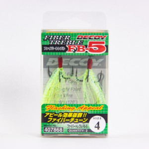 Decoy Treble Fiber FB-5 #1- 2 pcs/pack