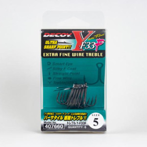 Decoy Treble Y-F33 F #1/0- 6 pcs in pack