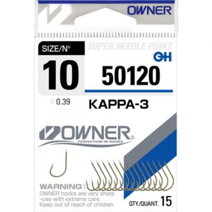 Hooks Owner Kappa-3 50120 #10- 15 gab/iepak. Hooks Owner Kappa-3 50120 #10- 15 gab/iepak.