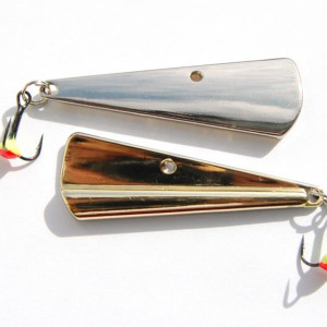 Ice fishing jig Toporik 72mm- 25gr- color SG- 3 hook