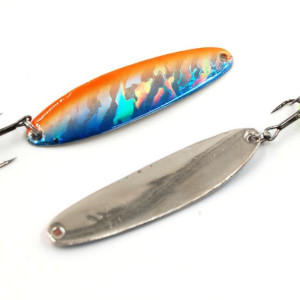 Ice fishing jig 3D Pike 70mm- 14gr- color BUSH