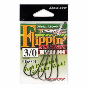 Decoy Flippin Straight Worm 144 #5/0- 4 pcs/pack Decoy Flippin Straight Worm 144 #5/0- 4 pcs/pack
