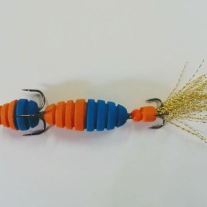 Mandula Vibro 8-5 cm- Owner Nr.2 un Nr.6- orange-blue