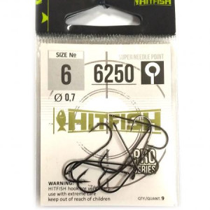 Hook  HITFISH 6250 #2- 8 pcs/pack
