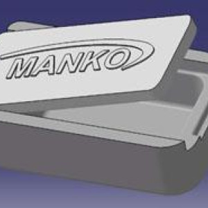 Box for baits ELIT size L / 80*60*30  mm- white