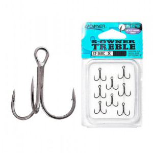 Treble hook Owner ST-36BC #8- 8 pcs/pack Treble hook Owner ST-36BC #8- 8 pcs/pack