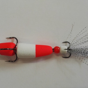 Mandula kapsula 10cm- white-red