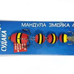 Mandula OGON FISH Snake 4" color 06- weight 5gr- length 90mm- hooks Nr.1 & 4