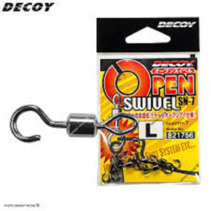 DECOY OPEN SWIVEL SN-7 #S 8 gab iepak