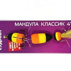 Mandula OGON FISH KLASSIK 4" color 34- weight 5gr- length 90mm- hooks Nr.1 & 4 Mandula OGON FISH KLASSIK 4" color 34- weight 5gr- length 90mm- hooks Nr.1 & 4
