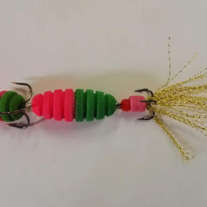 Mandula Vibro 8-5 cm- Owner Nr.2 un Nr.6- pink-green