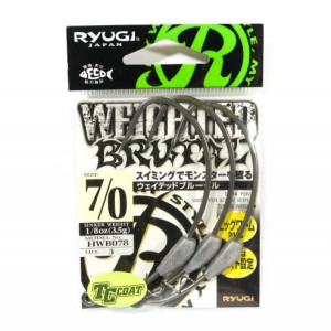 Ryugi Weight Brutal pierce hook #6/0- 2.7gr.- 3 pcs/pack.