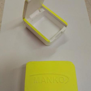 Box for baits ELIT size L / 80*60*30  mm- yellow