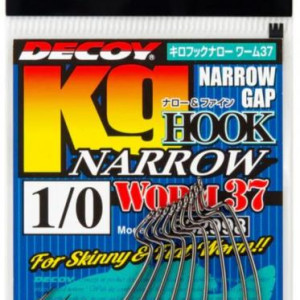 Decoy Worm 37 Narrow Gap Hook #3/0- 7 pcs/pack