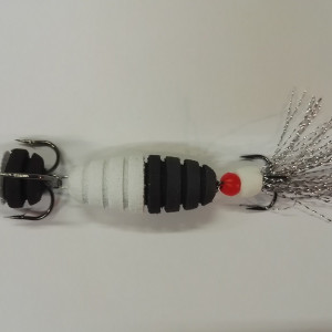 Mandula Vibro 8-5 cm- Owner Nr.2 un Nr.6- white-black