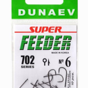 Dunaev super feeder hooks 702 series- #06- 10 pcs/pack.