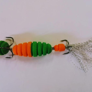 Mandula Vibro 8-5 cm- Owner Nr.2 un Nr.6- orange-greee