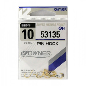 Owner PIN HOOK  53135 #6- 8 pcs/pack