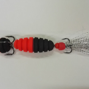 Mandula Vibro 8-5 cm- Owner Nr.2 un Nr.6- red-black