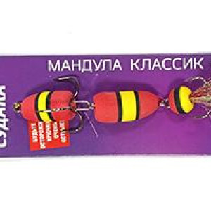 Mandula OGON FISH KLASSIK 4" color 06- weight 5gr- length 90mm- hooks Nr.1 & 4 Mandula OGON FISH KLASSIK 4" color 06- weight 5gr- length 90mm- hooks Nr.1 & 4