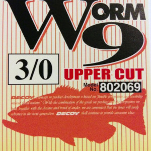 Decoy Worm 9 Upper Cut #1/0- 9 pcs / pack