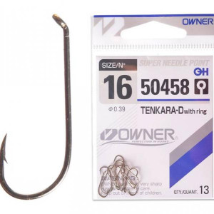 Owner Tenkara-D with ring 50458 #08- 10 pcs-pack