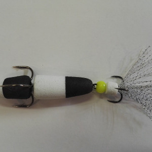 Mandula kapsula 10cm- white-black