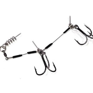 HITFISH STINGER RIG #XL- 3.5 + 8 cm- 31kg- hook size #2/0