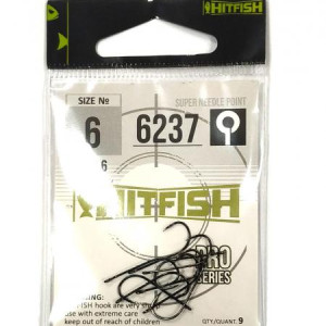 Hook  HITFISH 6237 #6- 9 pcs/pack