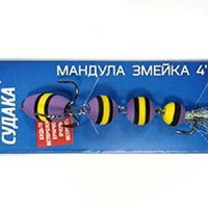 Mandula OGON FISH Snake 4" color 13- weight 5gr- length 90mm- hooks Nr.1 & 4