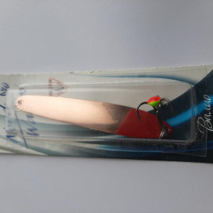 Ice fishing jig Valio 85mm- 14g- color GCRH- copper-gold-red