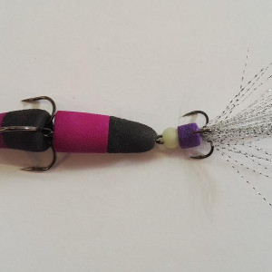 Mandula kapsula 10cm- purple-black