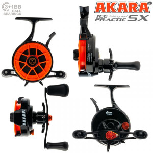 Reel Akara Ice Practic SX- 3+1 bb.- 2-5:1- 0-22 mm / 160 m- weight 181gr. Reel Akara Ice Practic SX- 3+1 bb.- 2-5:1- 0-22 mm / 160 m- weight 181gr.