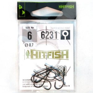 Hook HITFISH 6231 #6- 9 pcs/pack Hook HITFISH 6231 #6- 9 pcs/pack