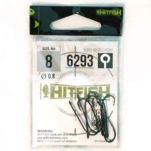 Hook  HITFISH 6293 #6- 8 pcs/pack