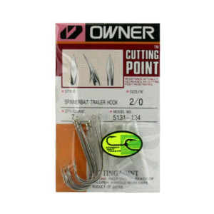Owner Spinnerbait Trailer Hook 5131-4/0- 5 gab/iepak