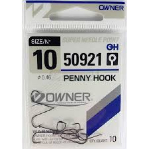 Owner Penny hook 50921 #8- 10 pcs/pack.