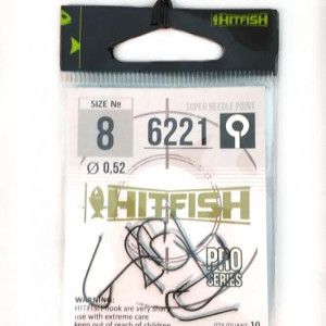 Hook  HITFISH 6221 #8- 10 pcs/pack