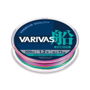 VARIVAS Fune PE8 150m- #1.2 / 0.181mm- 24lb / 11Kg - Color: 10m x 5colors (Marking Line) VARIVAS Fune PE8 150m- #1.2 / 0.181mm- 24lb / 11Kg - Color: 10m x 5colors (Marking Line)