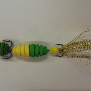 Mandula Vibro 8-5 cm- Owner Nr.2 un Nr.6- yellow-green
