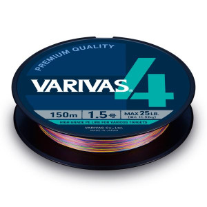 VARIVAS PE 4 Stripe Marking Edition 150m- #0.6 / 0.128mm- 10lb / 4.53kg VARIVAS PE 4 Stripe Marking Edition 150m- #0.6 / 0.128mm- 10lb / 4.53kg