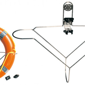 STAINLESS STEEL BRACKET FOR 640mm RING BUOY for tube 22-25-28mm
