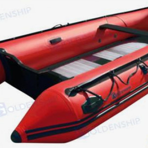 PVC boat 4.7m - aluminum floor - red PVC boat 4.7m - aluminum floor - red