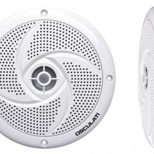 Dual cone Speakers 186mm - Ultra slim - white Rms 30Wx2 Max 60Wx2 H 40mm