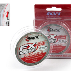 Line AKARA "Fluorocarbon 100" (mono, transparent, 100 m, 0.290 mm, 6.40 kg, pack. 1 pc.)