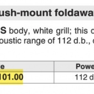 Sound signal (built in) 141x79mm Sound signal (built in) 141x79mm