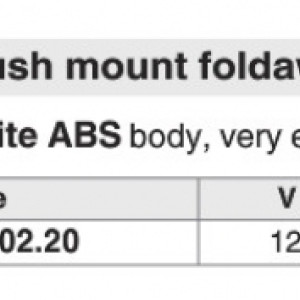 Sound signal (built in) 130x85mm Sound signal (built in) 130x85mm